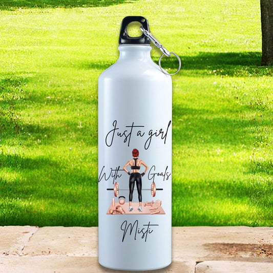 Personalized Sipper Bottle - White