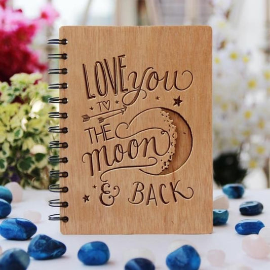 Personalized Wooden Diary