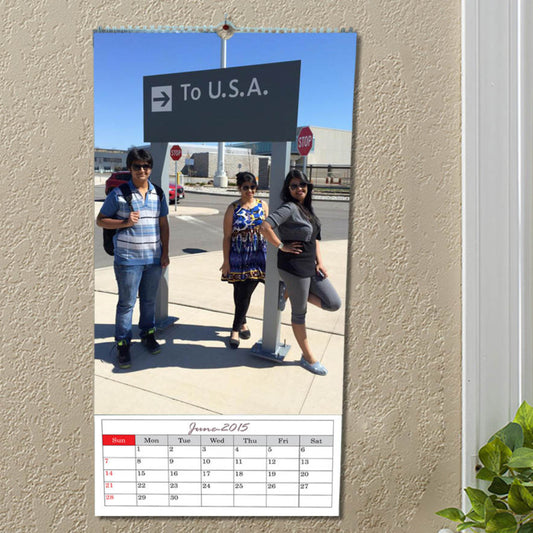Personalized Hanging Calendar - Friends