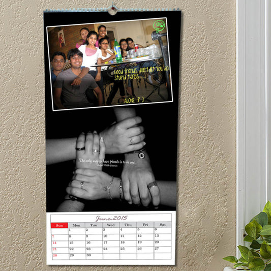 Personalized Hanging Calendar