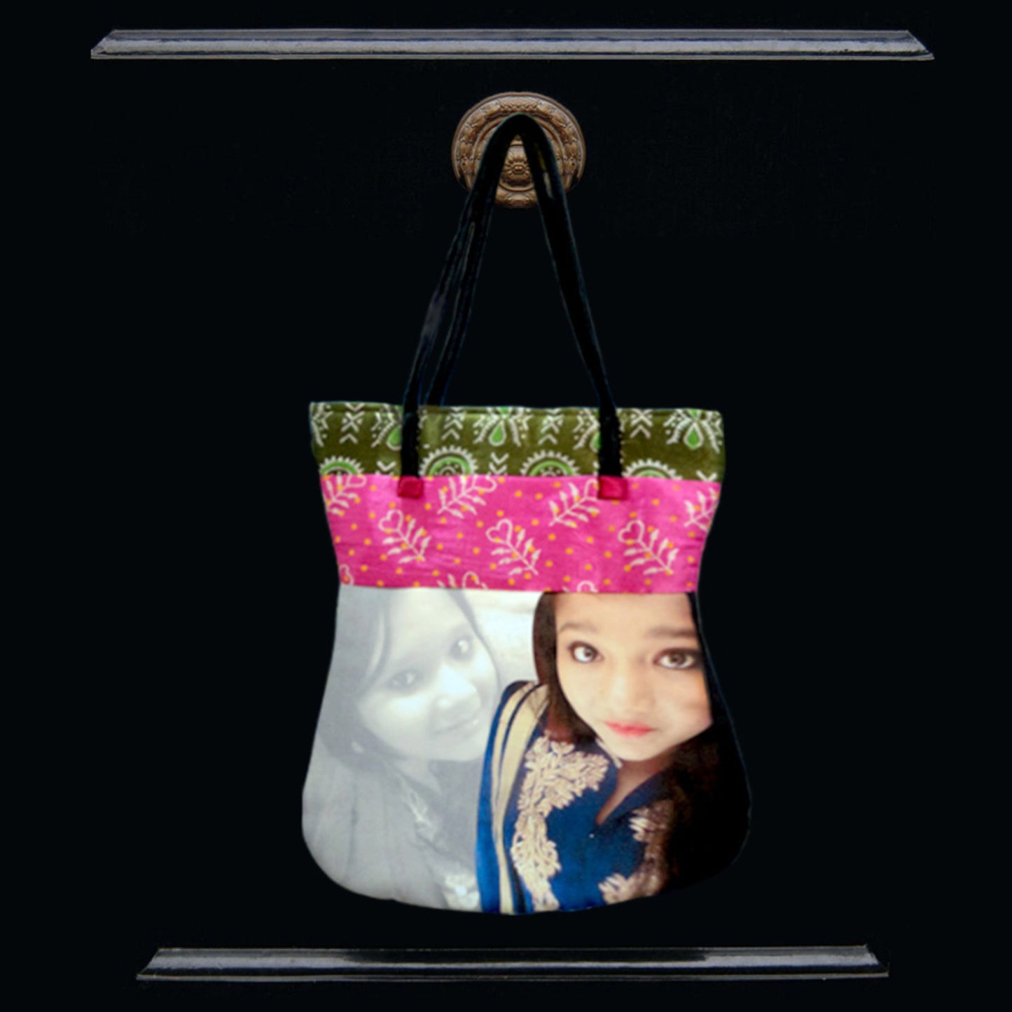 Personalized Ethnic Tote Bag - Birthday