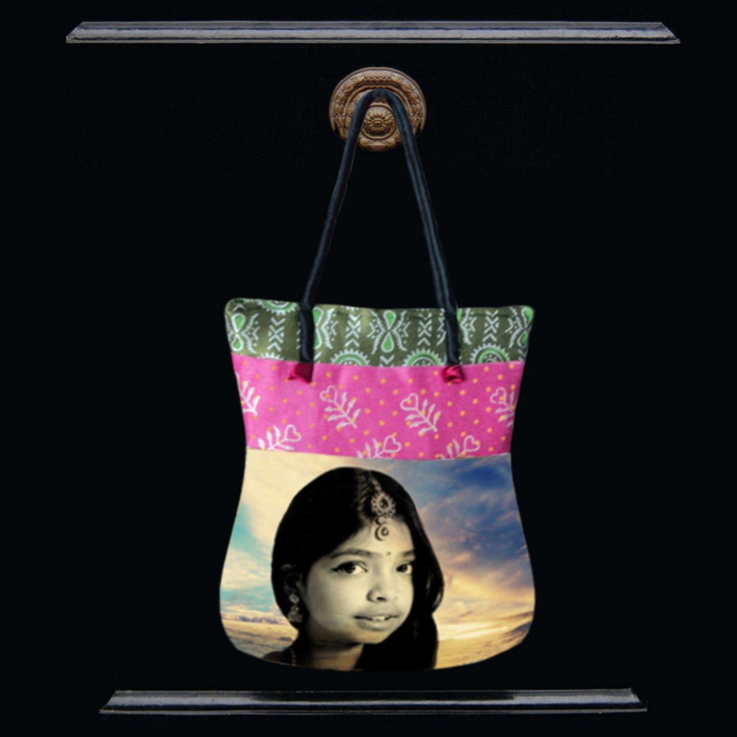 Personalized Ethnic Tote Bag