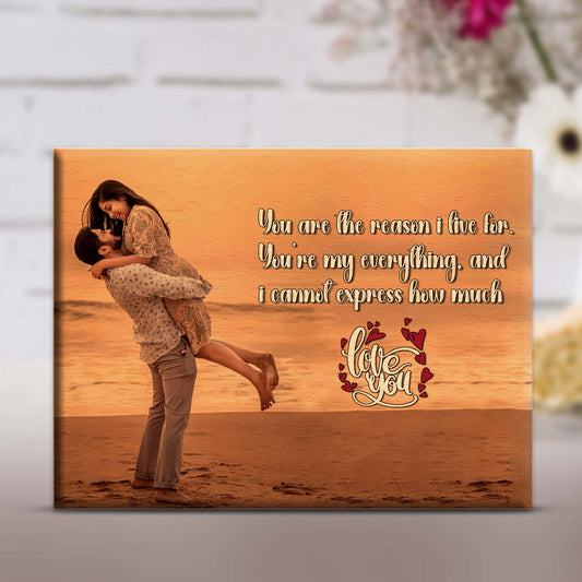 Personalized Wooden Photo Print Plaque