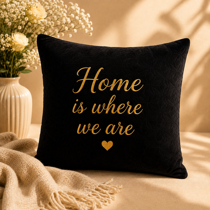 black velvet cushion-1
