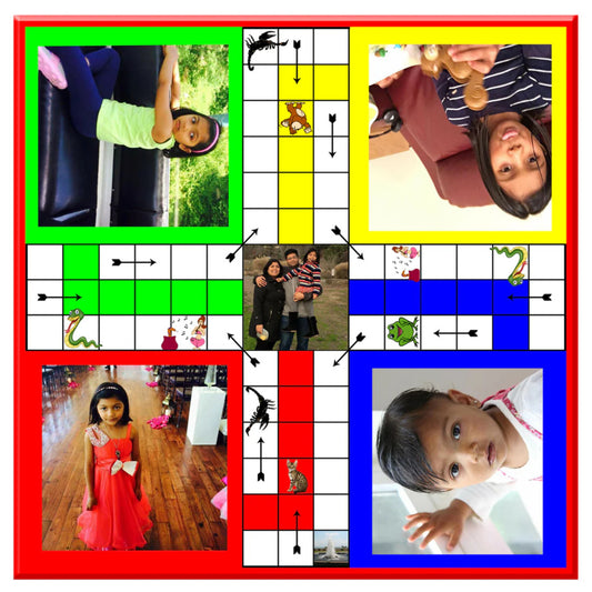 Personalized Ludo - Siblings