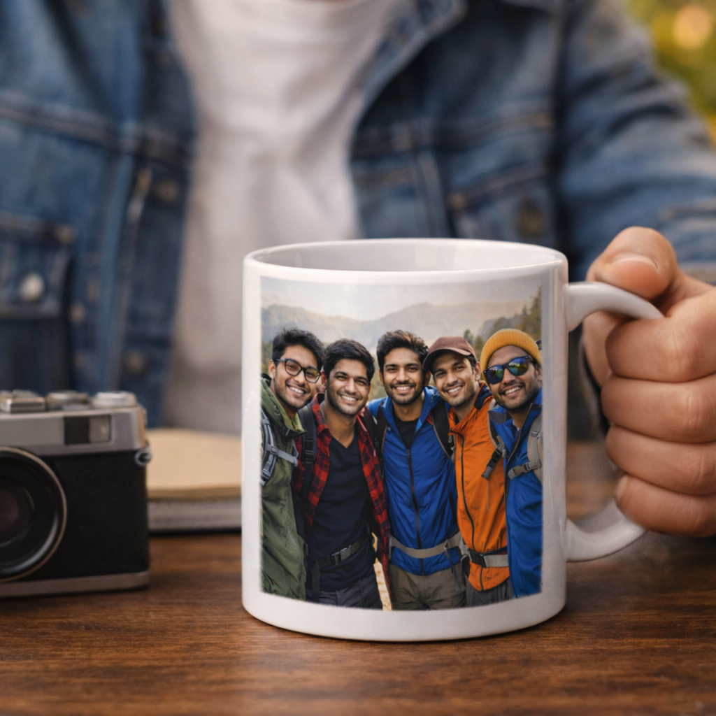 Brothers Forever – Personalized Best Friends Photo Mug