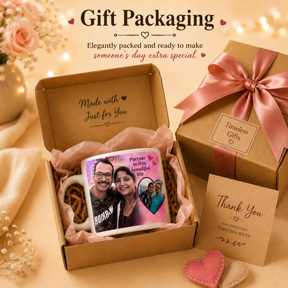 Personalized Couple Photo Mug – Custom Love Gift
