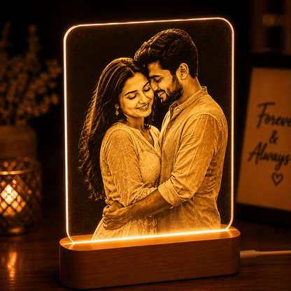 Personalized LED Photo Lamp – Light Up Your Memories