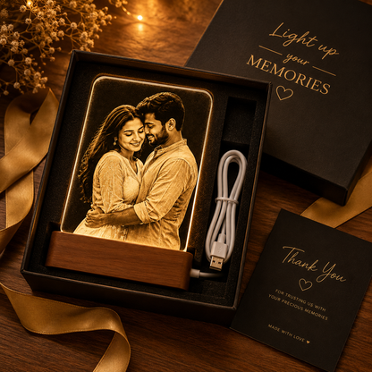 Personalized LED Photo Lamp – Light Up Your Memories