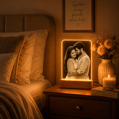 Personalized LED Photo Lamp – Light Up Your Memories