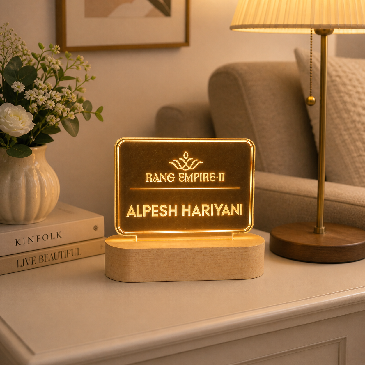 Personalized LED Name Lamp | Custom Acrylic Name Light