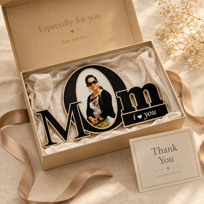 Personalized Mom Photo Frame – Custom Mother's Day Gift