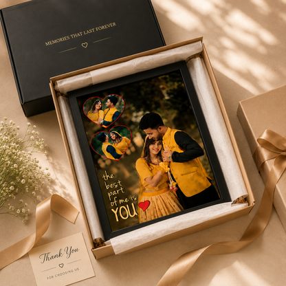 Personalized Couple Photo Frame – The Best Part of Me Is You