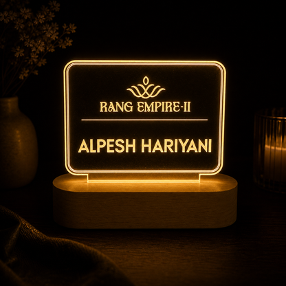 Personalized LED Name Lamp | Custom Acrylic Name Light