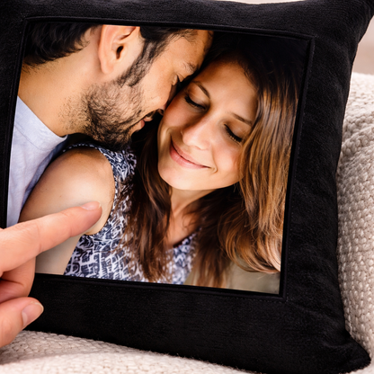 Personalized Photo Cushion | Custom Printed Pillow Gift - Couple