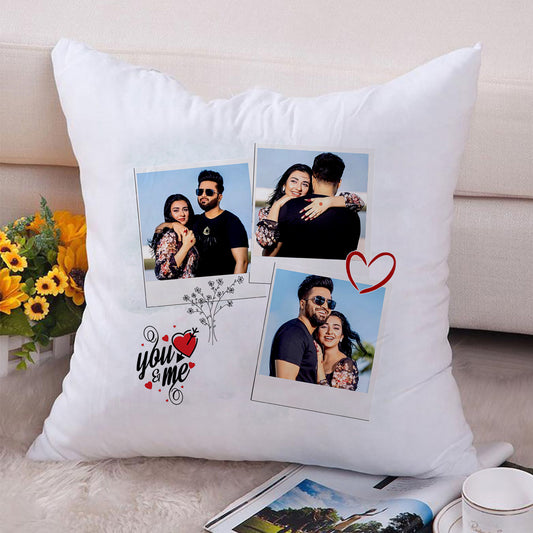 Personalized White Cushion