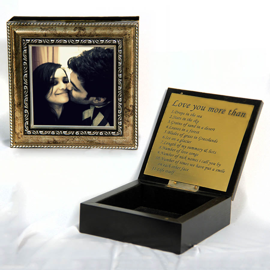 Personalized Jewelry Box - Couple