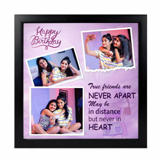 Personalized Birthday Photo Frame – 10x10 Inches | Custom Gift for Loved Ones