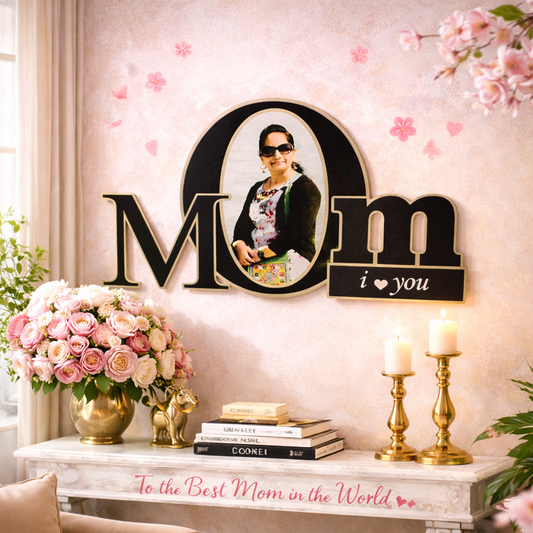 Personalized Mom Photo Frame | Custom Gift for Mother